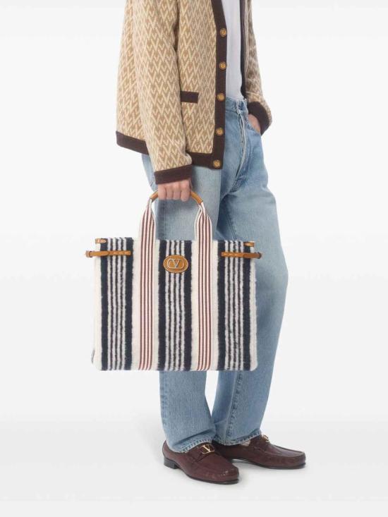 25FW 발렌티노 가라바니 반팔 티셔츠 VMG10VAQ8A03 Cream - VALENTINO GARAVANI