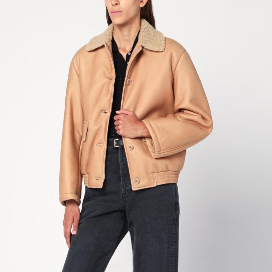 25FW 살바토레 산토로 가죽 자켓 49075LE Beige