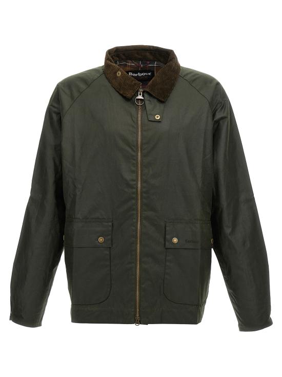 26FW 바버 비데일 쇼트 왁스 자켓 MWX2205MWXOL52 Green