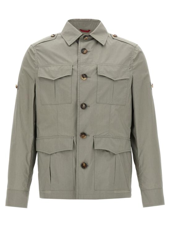26SS 브루넬로 쿠치넬리 자켓 MR4576518C6539 Green