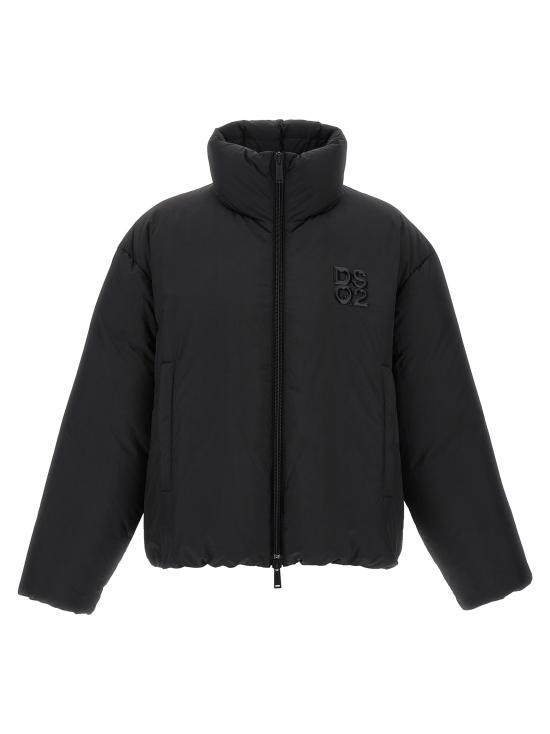25FW 디스퀘어드2 숏패딩 S74AM1589D35380900 Black