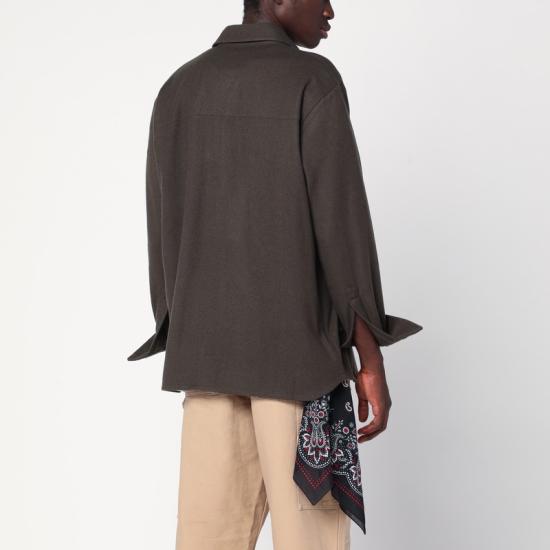 25FW 데스틴 긴팔 셔츠 ROLFSOWO Green - DESTIN