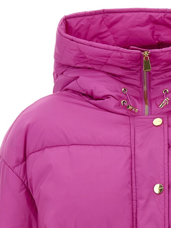 26SS 핑코 숏패딩 105656A2TFW57 Purple - PINKO