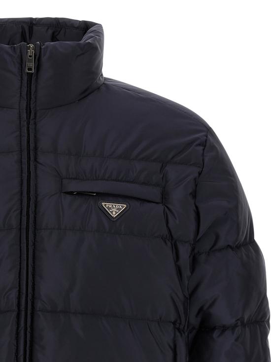 25FW 프라다 리나일론 다운 자켓 SGC933SOOO1WQ9F0ABB Blue - PRADA