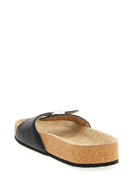 25FW 발렌시아가 뮬/슬리퍼 827426WB2U11180 Black - BALENCIAGA