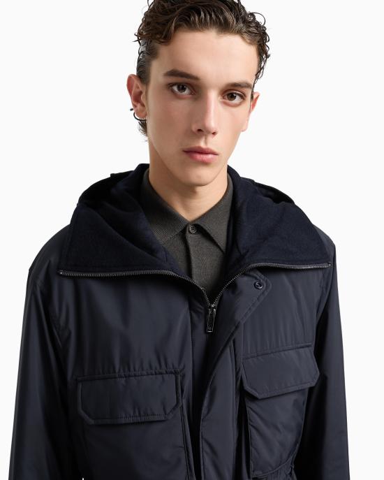 25FW 엠포리오 아르마니 수트 자켓 EM003184 AF18503 UB118 Blue - EMPORIO ARMANI