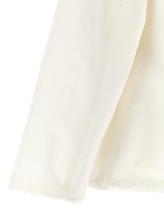 25FW 구찌 립스톱 코튼 윈드브레이커 804962ZAIAK9174 White - GUCCI