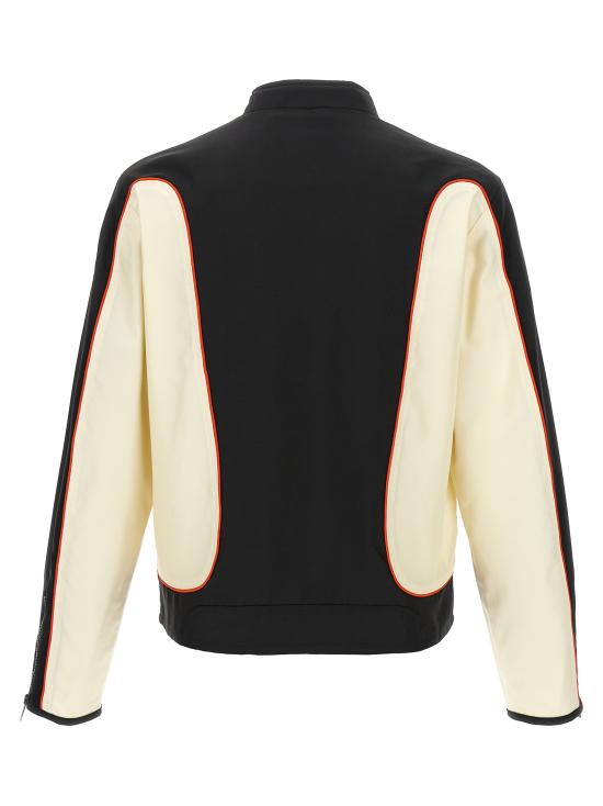 25FW 디젤 자켓 A194420PDAI9XX White Black - DIESEL