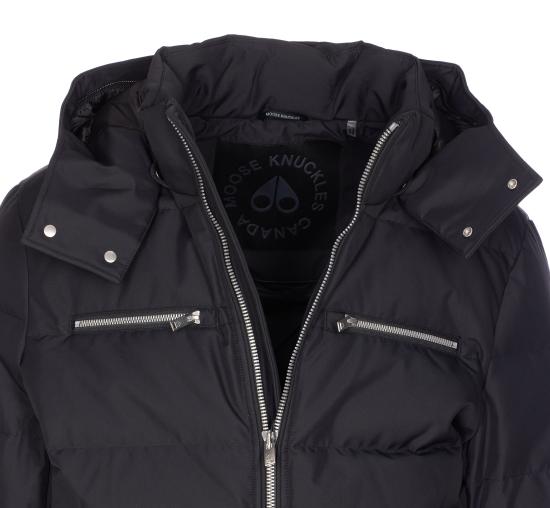 25FW 무스너클 숏패딩 M35MB005 292 Black - MOOSE KNUCKLES