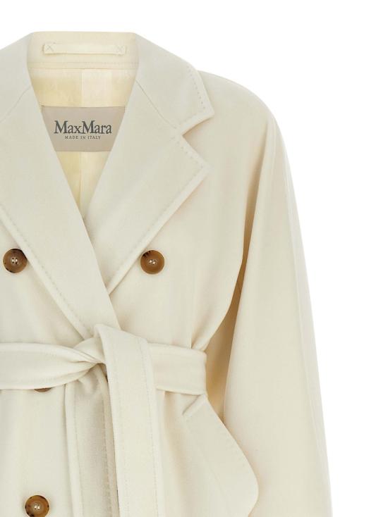 25FW 막스마라 MADAME 마담 더블 브레스티드 코트 2521018011600021 White - MAX MARA
