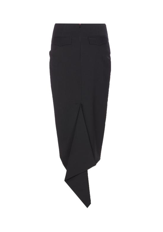 25FW 더 레이티스트 미디 스커트 9001 W0206T0002 Black - THE LATEST