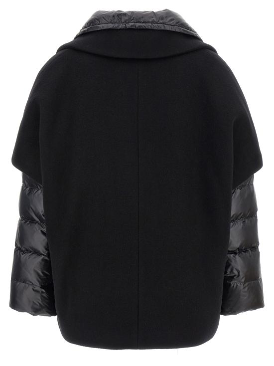 24FW 에르노 숏패딩 PI00118DR334159300 Black - HERNO