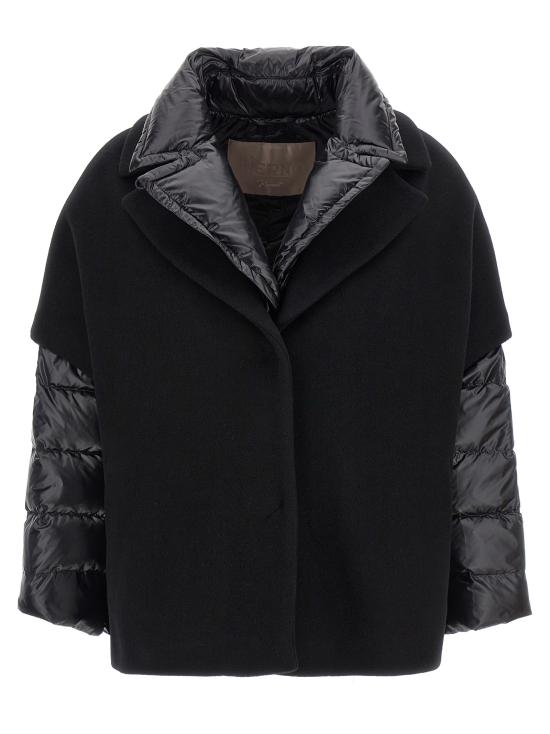 24FW 에르노 숏패딩 PI00118DR334159300 Black