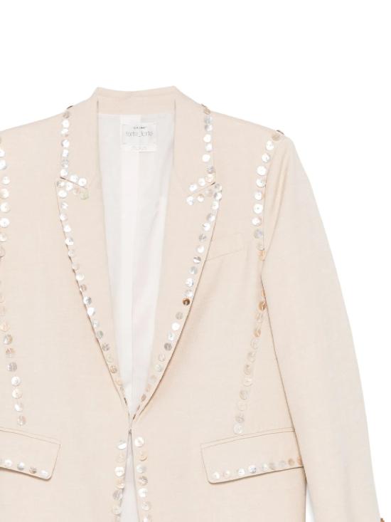 25SS 포르테포르테 수트 자켓 13529bis DUNE White - FORTE FORTE