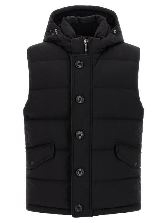 25FW 무레르 숏패딩 MOUGI100191U0001 Black - MOORER