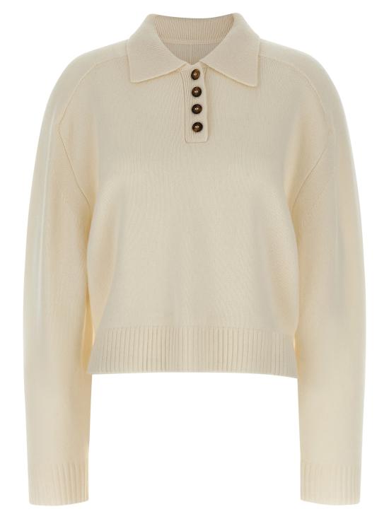 25FW 루루 드 세종 스웨터 HOMERELDSIVORY White