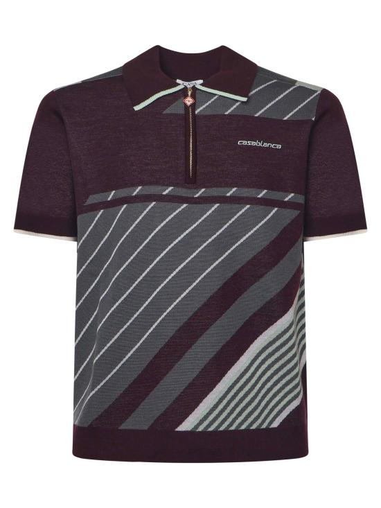 25FW 카사블랑카 반팔 티셔츠 MAW25KW1101 Purple