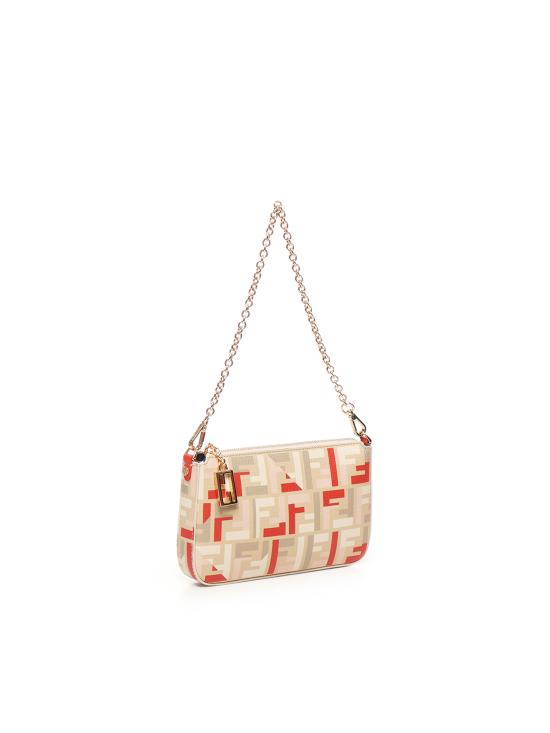 26SS 펜디 FF 패브릭 체인 바게트 파우치 8BS073 AV1YF1SY7 - FENDI