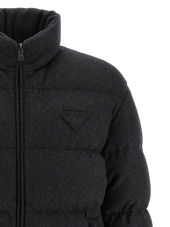 25FW 프라다 숏패딩 SGC921SOOO17XTF0308 Gray - PRADA