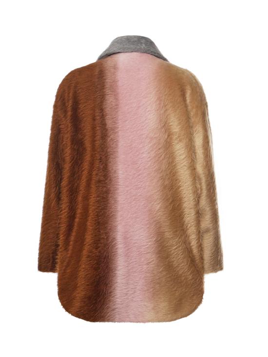 25FW 펜디 코트 FJ7640 AYNSF1T6N Beige Gray Brown - FENDI