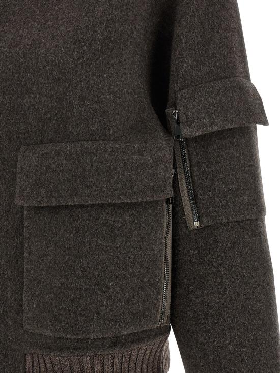 25FW 파로쉬 봄버 자켓 D431747LEAK25886 Brown - PAROSH