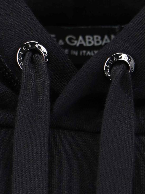25FW 돌체앤가바나 후드 티셔츠 G9ZU0T G7F2GN0000 Black - DOLCE & GABBANA