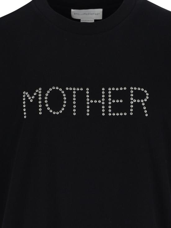 25FW 스텔라 맥카트니 반팔 티셔츠 6J0158 3SQA041000 Black - STELLA MCCARTNEY