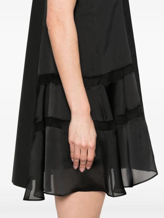 25SS 사카이 숏 원피스 2507807 BLACK 001 - SACAI