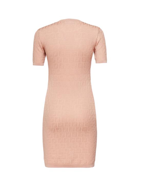 25FW 펜디 미디 원피스 FZDD61 AUZRF1SAU Pink - FENDI