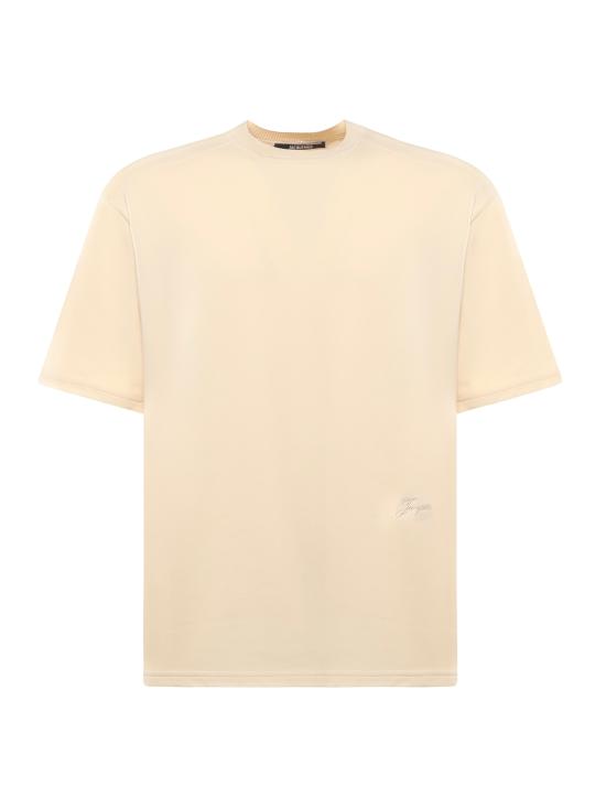 25FW 자크뮈스 반팔 티셔츠 25HTSM00563AJ00228 130 Beige