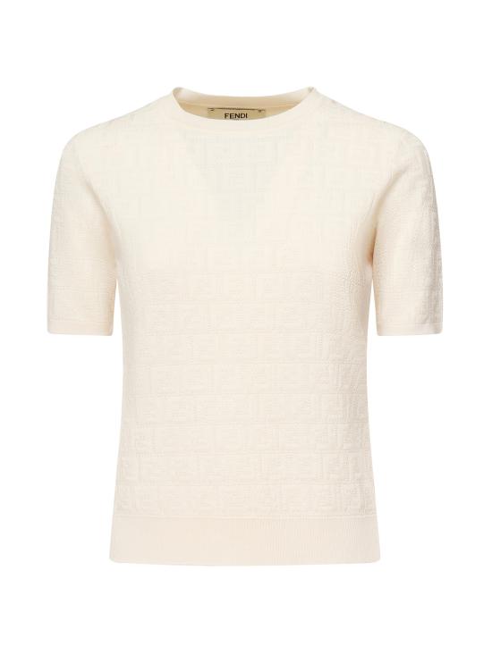 25FW 펜디 스웨터 FZXD57 AUZRF0ZNM White