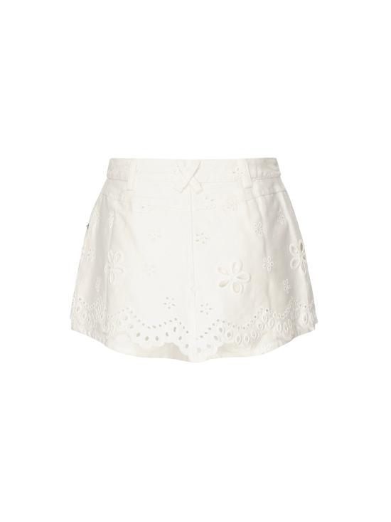 25SS 포러브앤레몬스 숏팬츠 CBS2009 WHITE White - FOR LOVE & LEMONS