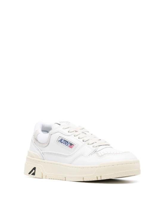 25FW 오트리 CLC 로우탑 레더 스니커즈 ROLWMM15 WHITE - AUTRY