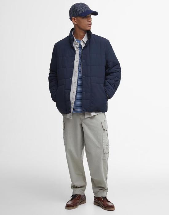 25FW 바버 브램턴 푸퍼 재킷 MQU1835NY71 BLUE - BARBOUR