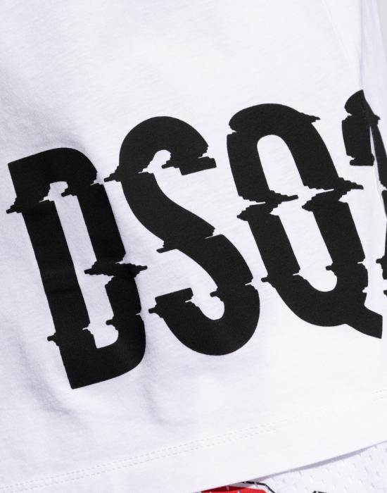 25FW 디스퀘어드2 반팔 티셔츠 S74GD1261S23009100 WHITE - DSQUARED2