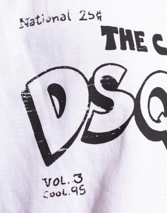 25FW 디스퀘어드2 반팔 티셔츠 S74GD1242S23009100 WHITE - DSQUARED2