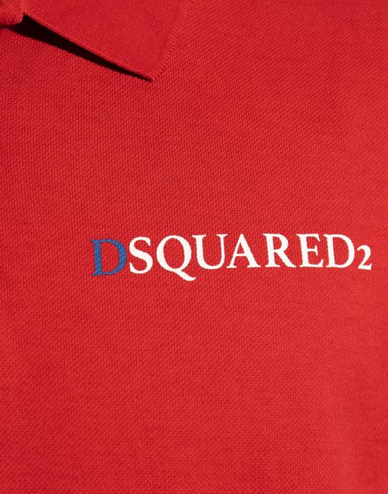 25FW 디스퀘어드2 폴로 티셔츠 S71GL0046S22743307 RED - DSQUARED2