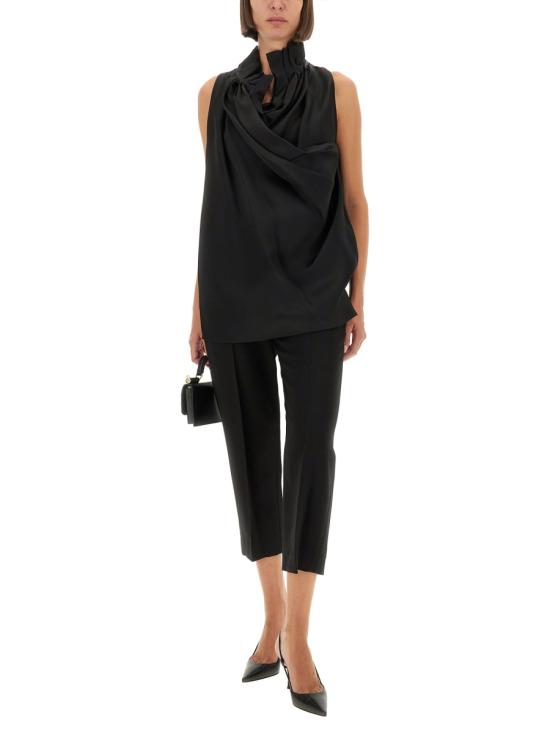 25FW 케이트 민소매 티셔츠 24233002 W3002200 BLACK - KHAITE