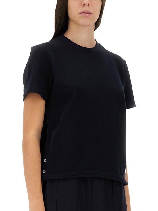 25FW 톰브라운 반팔 티셔츠 FJS013A 00050415 BLUE - THOM BROWNE