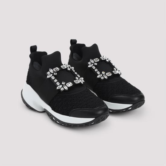 25FW 로저비비에 비브 런 스니커즈 RVW50624180KO TB999 BLACK - ROGER VIVIER