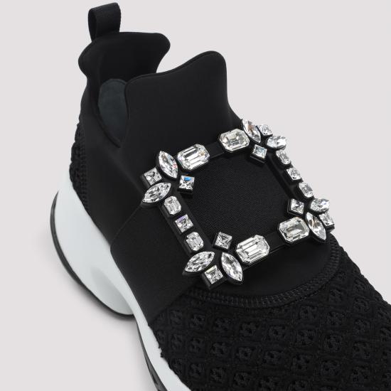25FW 로저비비에 비브 런 스니커즈 RVW50624180KO TB999 BLACK - ROGER VIVIER