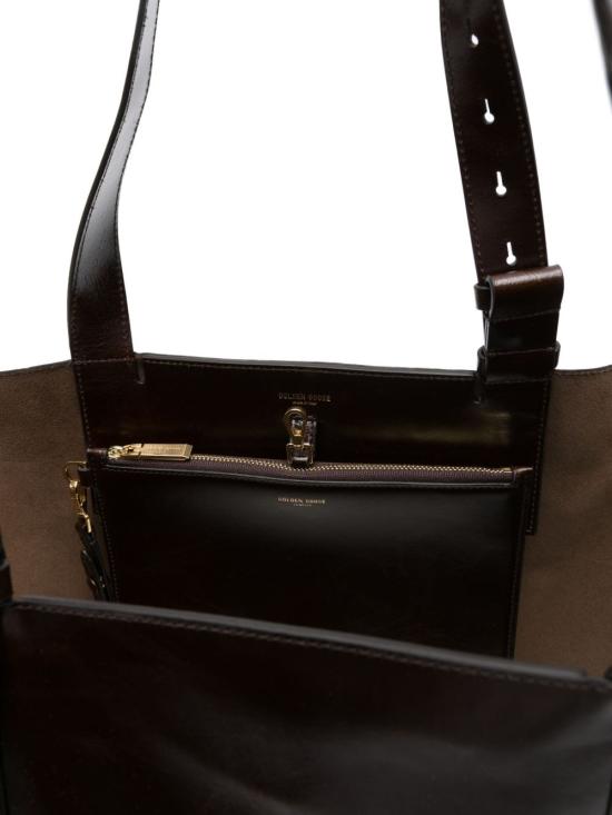 25FW 골든구스 토트백 GWA00694 A00074955357 DARK BROWN - GOLDEN GOOSE
