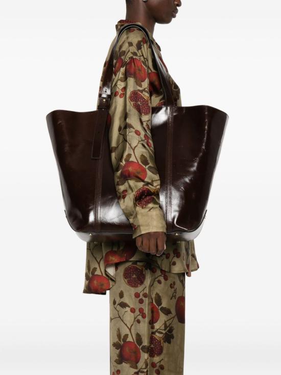 25FW 골든구스 토트백 GWA00694 A00074955357 DARK BROWN - GOLDEN GOOSE