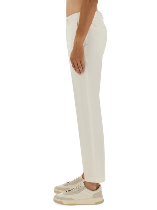 25FW 보스 스트레이트 팬츠 50545652 10257621118 WHITE - BOSS