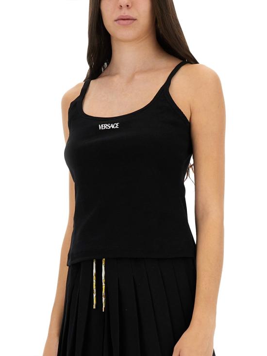 25FW 베르사체 민소매 티셔츠 1020524 1A154611B000 BLACK - VERSACE