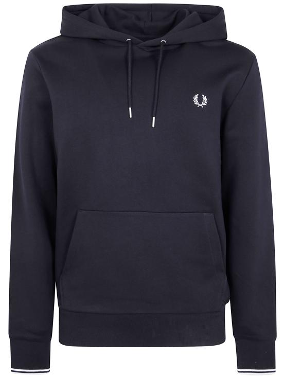 25FW 프레드페리 후드 티셔츠 FPM264355 102 BLACK - FRED PERRY