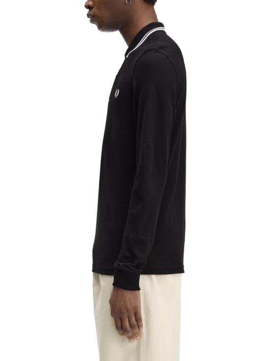 25FW 프레드페리 폴로 티셔츠 FPM363655 T50 BLACK - FRED PERRY