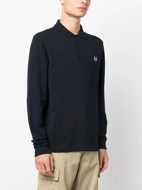 25FW 프레드페리 긴팔 티셔츠 FPM600655 608 BLUE - FRED PERRY