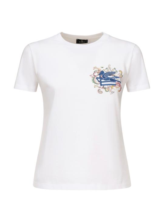 25FW 에트로 반팔 티셔츠 WRMA0006 AK788W0111 White