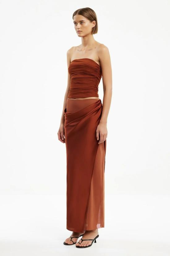  시그니피컨트 아더 롱 스커트 Significant Other Brianna 맥시 스커트 클로브 - SIGNIFICANT OTHER